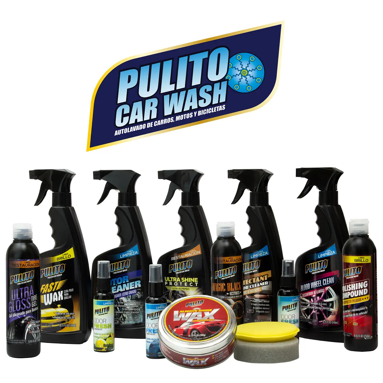 Productos de limpieza para carros